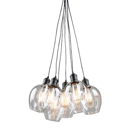 Artcraft Clearwater Ac10737Bk Chandelier AC10737BK